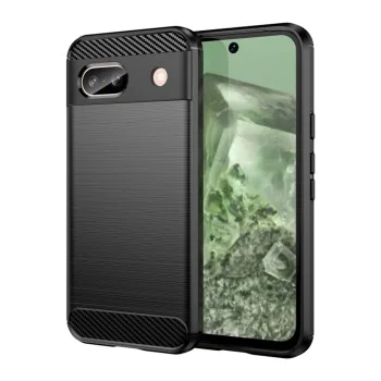 Калъф за Google Pixel 8a - Carbon Silicone - Черен