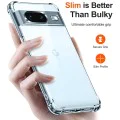 Калъф за Google Pixel 8a - Удароустойчив Прозрачен Силиконов - Прозрачен