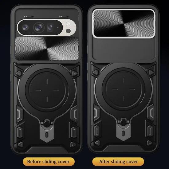 Калъф за Google Pixel 9/9 Pro - CamGuard Pro - Червен