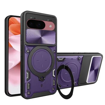 Калъф за Google Pixel 9/9 Pro - CamGuard Pro - Лилав