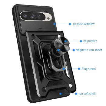 Калъф за Google Pixel 9 / 9 Pro - CamShield Series - Rose Gold