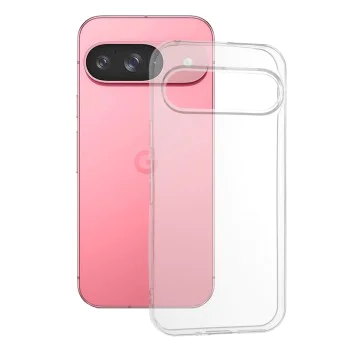 Калъф за Google Pixel 9 / 9 Pro - Прозрачен силикон - Прозрачен