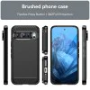 Калъф за Google Pixel 9 Pro / 9 - Carbon Silicone - Черен