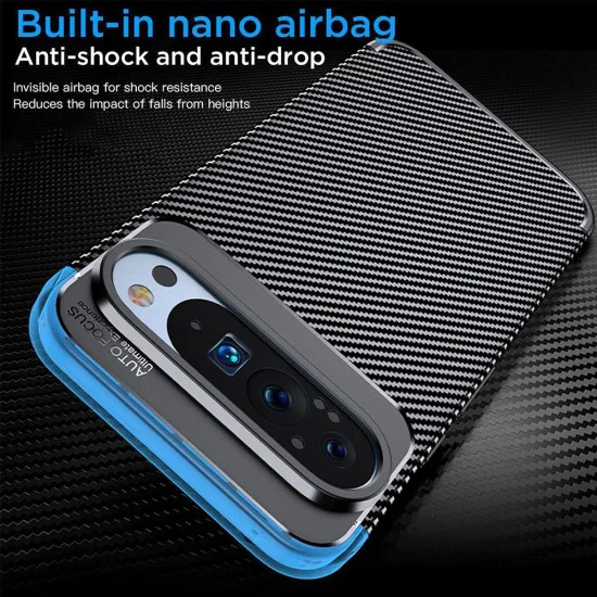 Калъф за Google Pixel 9 Pro - CarbonFiber - Черен
