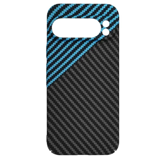 Калъф за Google Pixel 9 Pro - Carbonite FiberShell - Blue Pulse