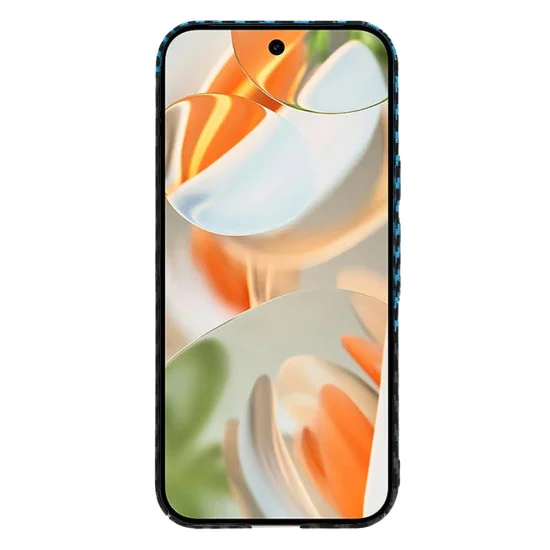 Калъф за Google Pixel 9 Pro - Carbonite FiberShell - Blue Pulse