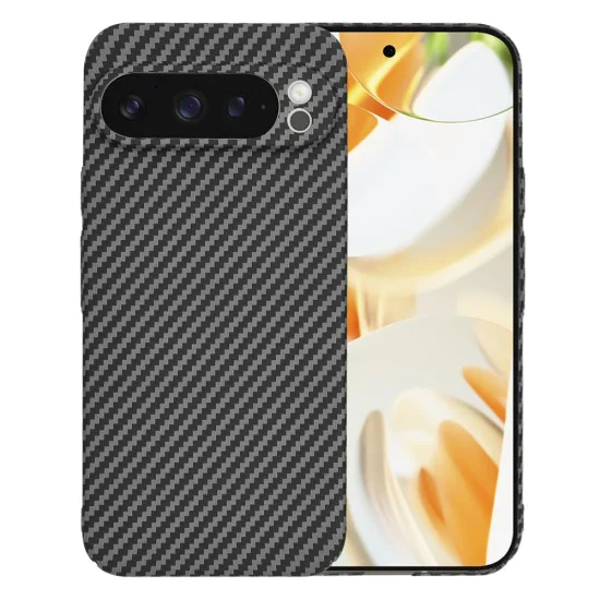 Калъф за Google Pixel 9 Pro - Carbonite FiberShell - Черен