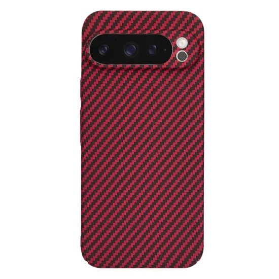 Калъф за Google Pixel 9 Pro - Carbonite FiberShell - Червен