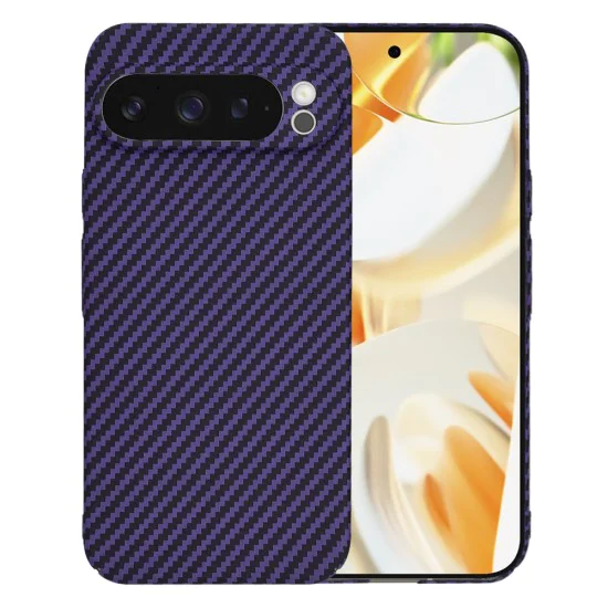 Калъф за Google Pixel 9 Pro - Carbonite FiberShell - Лилав