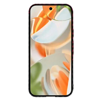 Калъф за Google Pixel 9 Pro - Carbonite FiberShell - Red Vortex