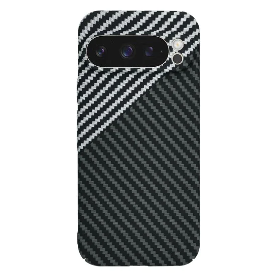 Калъф за Google Pixel 9 Pro - Carbonite FiberShell - Stealth Gray