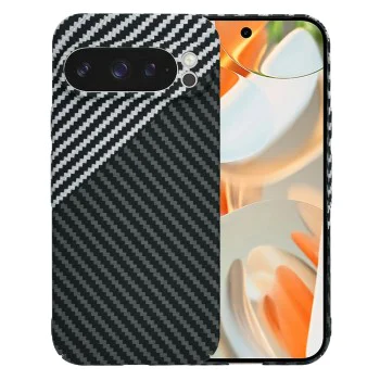 Калъф за Google Pixel 9 Pro - Carbonite FiberShell - Stealth Gray