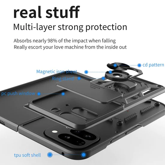 Калъф за Google Pixel 9 Pro Fold - CamShield Series - син