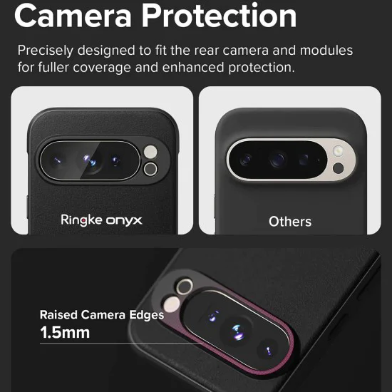 Калъф за Google Pixel 9 Pro - Ringke Onyx MagSafe - Черен