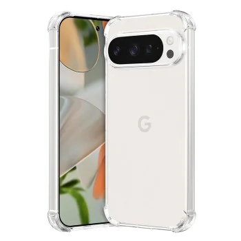 Калъф за Google Pixel 9 Pro - Удароустойчив Прозрачен Силиконов - Прозрачен