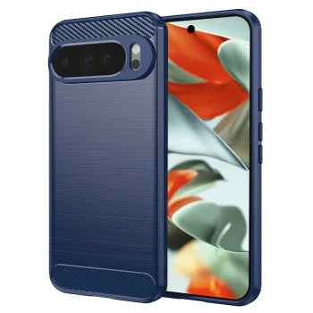 Калъф за Google Pixel 9 Pro XL - Carbon Silicone - Blue