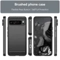 Калъф за Google Pixel 9 Pro XL - Carbon Silicone - Черен