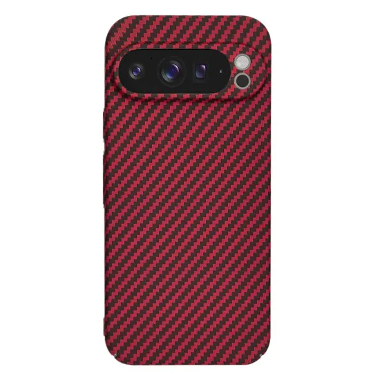 Калъф за Google Pixel 9 Pro XL - Carbonite FiberShell - Червен