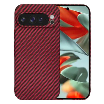 Калъф за Google Pixel 9 Pro XL - Carbonite FiberShell - Червен