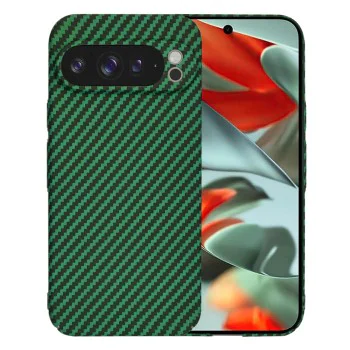 Калъф за Google Pixel 9 Pro XL - Carbonite FiberShell - Зелен