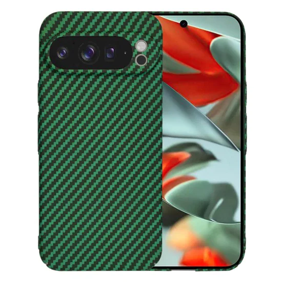 Калъф за Google Pixel 9 Pro XL - Carbonite FiberShell - Зелен