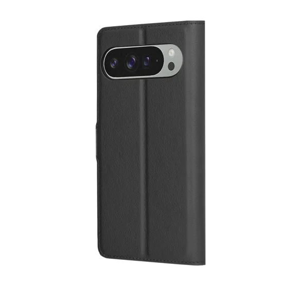 Калъф за Google Pixel 9 Pro XL - Кожено Протектор - Черен