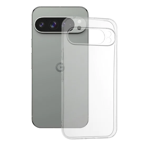 Калъф за Google Pixel 9 Pro XL - Прозрачен силикон - Прозрачен