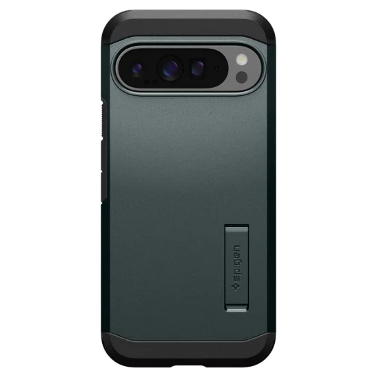 Калъф за Google Pixel 9 Pro XL - Spigen - Tough Armor - Abyss Green