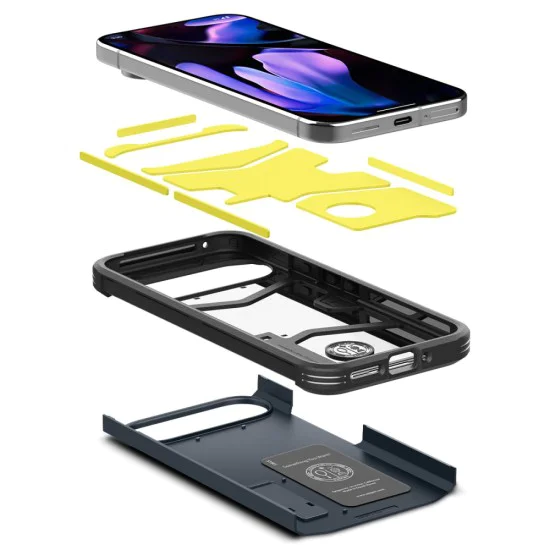 Калъф за Google Pixel 9 Pro XL - Spigen - Tough Armor - Metal Slate