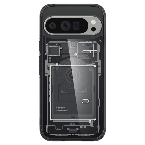 Калъф за Google Pixel 9 Pro XL - Spigen - Ultra Hybrid Zero One - Matte Black