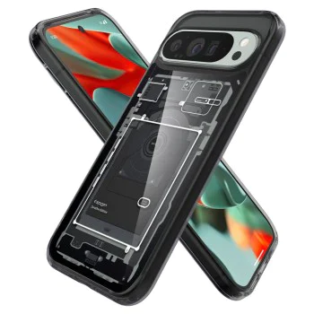 Калъф за Google Pixel 9 Pro XL - Spigen - Ultra Hybrid Zero One - Matte Black