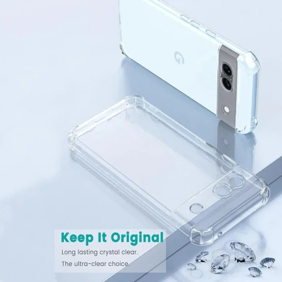 Калъф за Google Pixel 9 - Удароустойчив Прозрачен Силиконов - Прозрачен