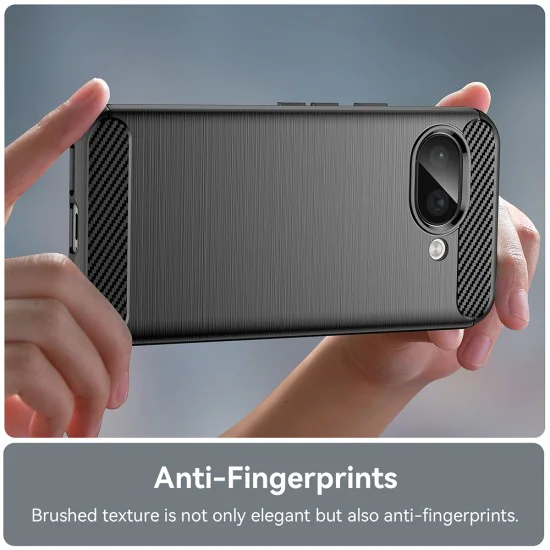 Калъф за Google Pixel 9a - Carbon Silicone - Черен