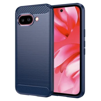Калъф за Google Pixel 9a - Carbon Silicone - Син