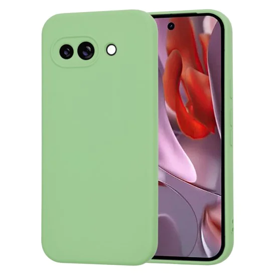 Калъф за Google Pixel 9a - SoftFlex - Mint Green