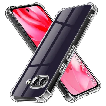 Калъф за Google Pixel 9a - Удароустойчив Прозрачен Силиконов - Прозрачен