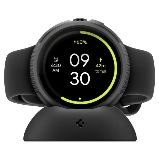 Калъф за Google Pixel Watch 4 41mm - Liquid Air - Spigen - Черен (Matte Black)