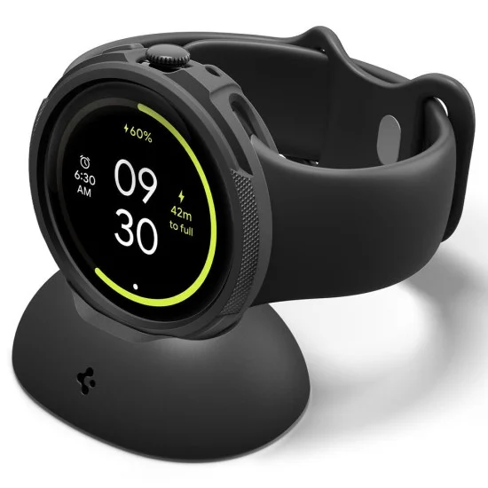Калъф за Google Pixel Watch 4 41mm - Liquid Air - Spigen - Черен (Matte Black)