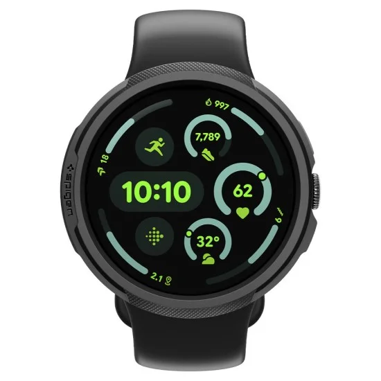 Калъф за Google Pixel Watch 4 41mm - Liquid Air - Spigen - Черен (Matte Black)