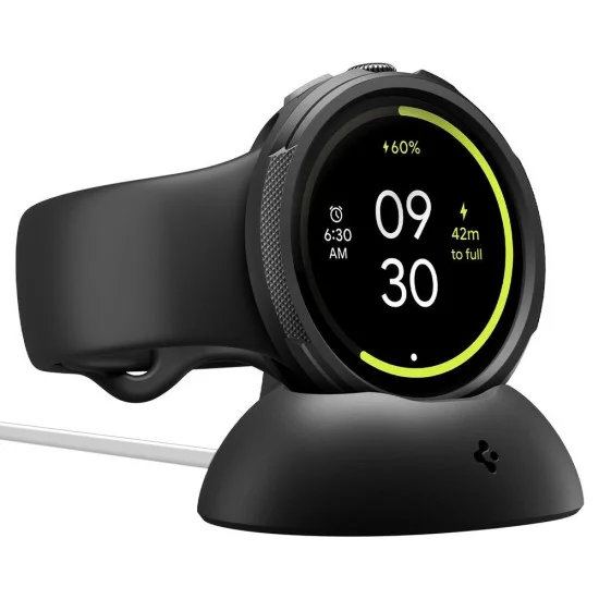 Калъф за Google Pixel Watch 4 41mm - Liquid Air - Spigen - Черен (Matte Black)