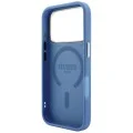 Калъф Guess 4G Embossed Classic MagSafe (GUHMP18LP4MSEGCB) - iPhone 18 Pro / iPhone 17 Pro - Син