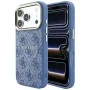 Калъф Guess 4G Embossed Classic MagSafe (GUHMP18LP4MSEGCB) - iPhone 18 Pro / iPhone 17 Pro - Син