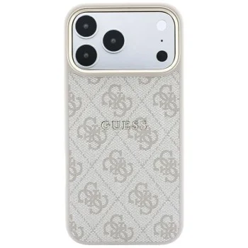 Калъф Guess 4G Embossed Classic MagSafe (GUHMP18LP4MSEGCP) - iPhone 18 Pro / iPhone 17 Pro - Розов