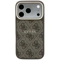 Калъф Guess 4G Embossed Classic MagSafe (GUHMP18LP4MSEGCW) - iPhone 18 Pro / iPhone 17 Pro - Кафяв