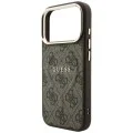 Калъф Guess 4G Embossed Classic MagSafe (GUHMP18LP4MSEGCW) - iPhone 18 Pro / iPhone 17 Pro - Кафяв