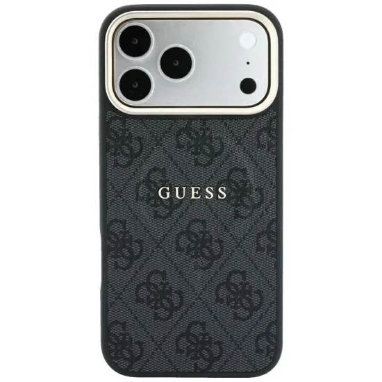 Калъф Guess 4G Embossed Classic MagSafe (GUHMP18XP4MSEGCK) - iPhone 18 Pro Max / iPhone 17 Pro Max - Черен