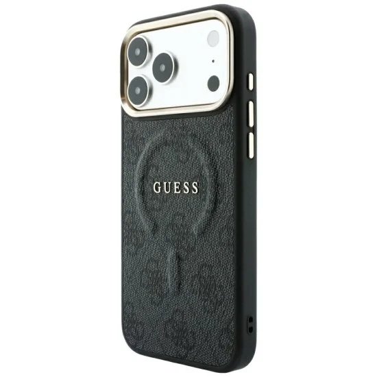 Калъф Guess 4G Embossed Classic MagSafe (GUHMP18XP4MSEGCK) - iPhone 18 Pro Max / iPhone 17 Pro Max - Черен