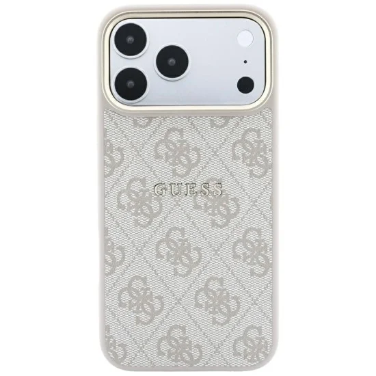 Калъф Guess 4G Embossed Classic MagSafe (GUHMP18XP4MSEGCP) - iPhone 18 Pro Max / iPhone 17 Pro Max - Розов