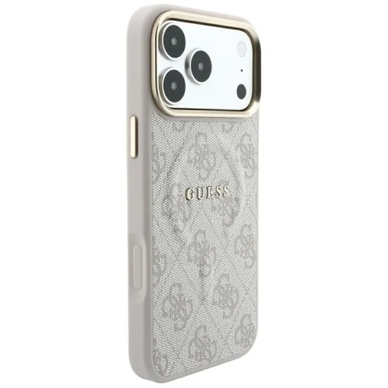 Калъф Guess 4G Embossed Classic MagSafe (GUHMP18XP4MSEGCP) - iPhone 18 Pro Max / iPhone 17 Pro Max - Розов