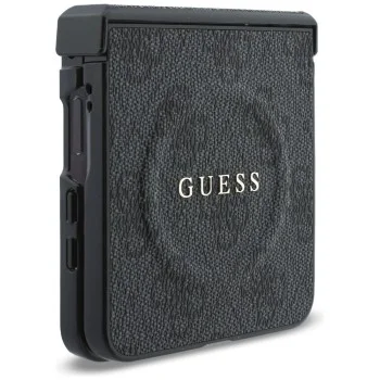 Калъф Guess 4G Leather Classic MagSafe (GUHMZF8P4MSEGCK) - Samsung Galaxy Z Flip8 - Черен